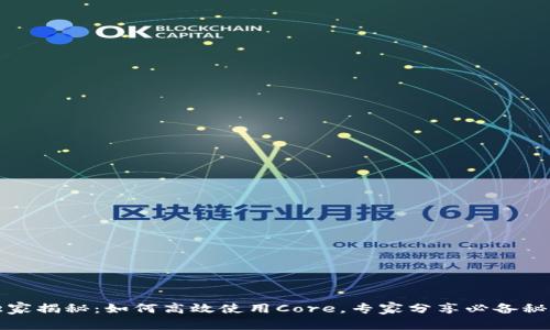 独家揭秘：如何高效使用Core，专家分享必备秘诀