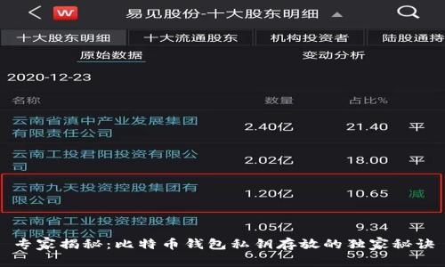 专家揭秘：比特币钱包私钥存放的独家秘诀